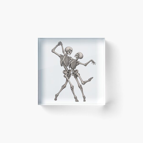 Item preview, Dancing Skeletons Vintage Anatomical Engraving Halloween Gothic designed and sold by SOUFIANE1991.