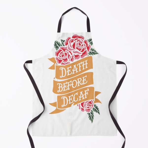 Item preview, Death Before Decaf Coffee Lover Barista Caffeine T-Shirt designed and sold by Atros.