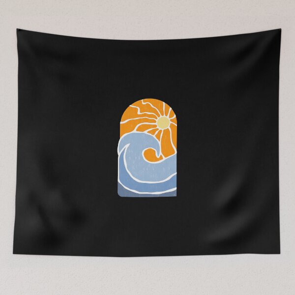 Item preview, Sunset Wave Popsicle Summer Beach Treat Art designed and sold by helencacu.