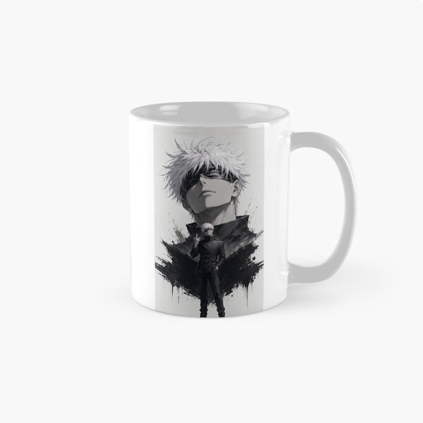 Item preview, White Haired Anime Warrior – Dark Monochrome Fantasy Character Artwork designed and sold by Dyan4.