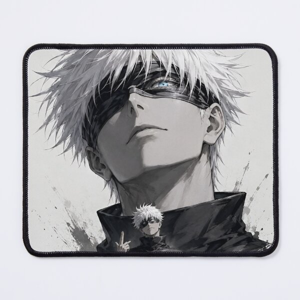 Item preview, White Haired Anime Warrior – Dark Monochrome Fantasy Character Artwork designed and sold by Dyan4.