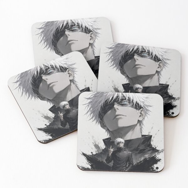 Item preview, White Haired Anime Warrior – Dark Monochrome Fantasy Character Artwork designed and sold by Dyan4.