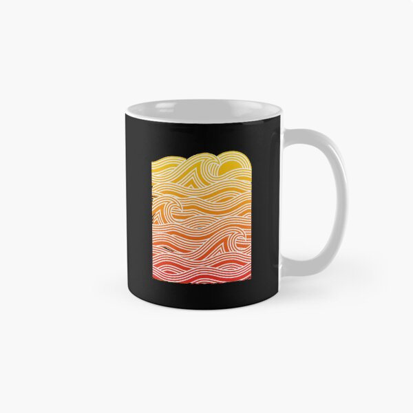 Item preview, Sunset Waves Linear Art designed and sold by wyrichbosle.