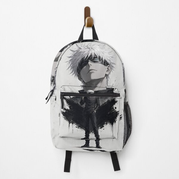 Item preview, White Haired Anime Warrior – Dark Monochrome Fantasy Character Artwork designed and sold by Dyan4.