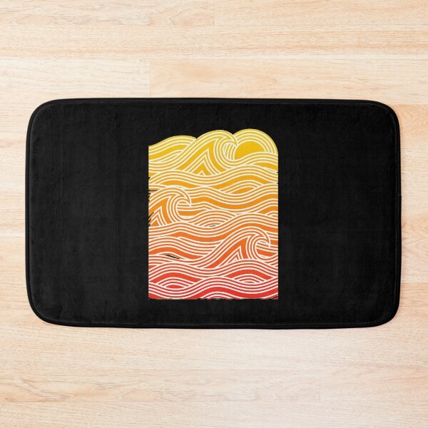 Item preview, Sunset Waves Linear Art designed and sold by wyrichbosle.