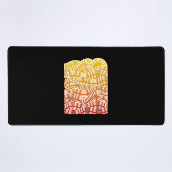 Item preview, Sunset Waves Linear Art designed and sold by wyrichbosle.