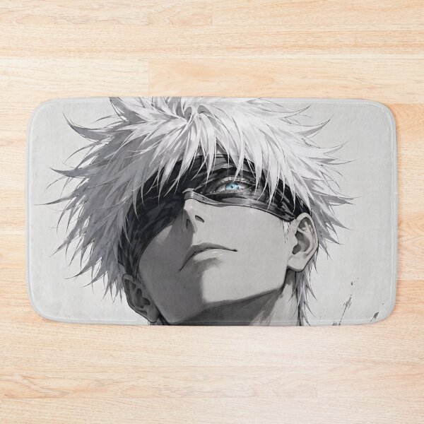 Item preview, White Haired Anime Warrior – Dark Monochrome Fantasy Character Artwork designed and sold by Dyan4.