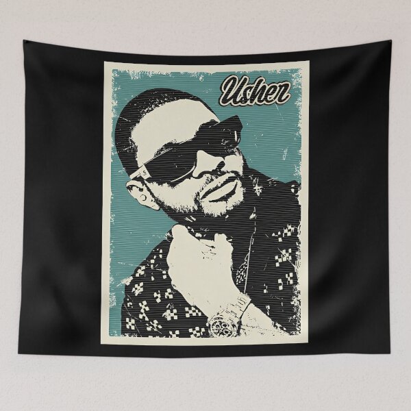 Item preview, Music Vintage Pop Albums Usher Tour Singer designed and sold by HavocZigzags.