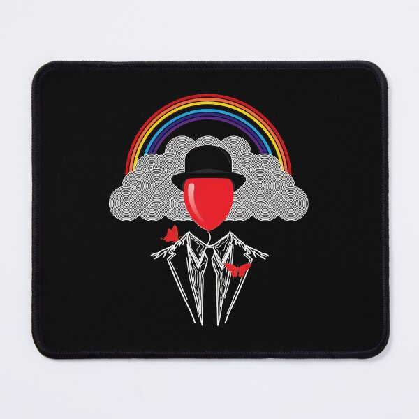 Item preview, Surreal Balloon Hat Tuxedo Rainbow Clouds Art designed and sold by lamercarv.