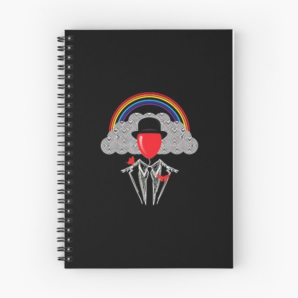 Item preview, Surreal Balloon Hat Tuxedo Rainbow Clouds Art designed and sold by lamercarv.