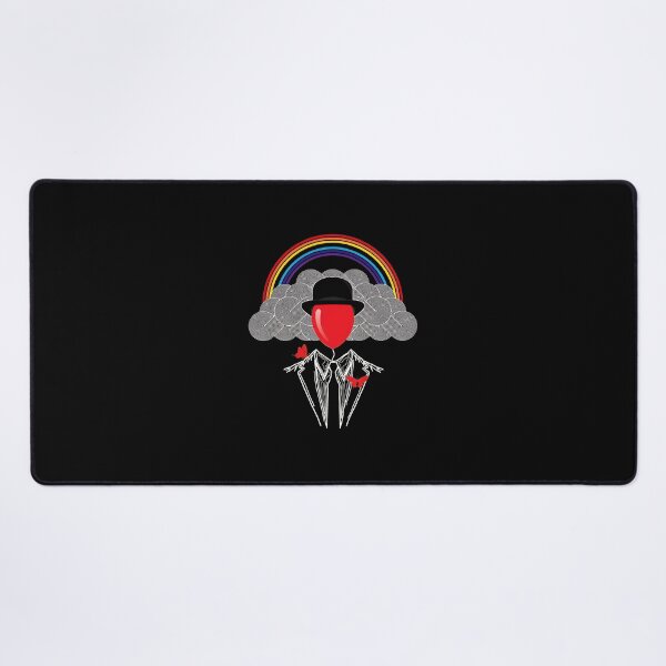 Item preview, Surreal Balloon Hat Tuxedo Rainbow Clouds Art designed and sold by lamercarv.