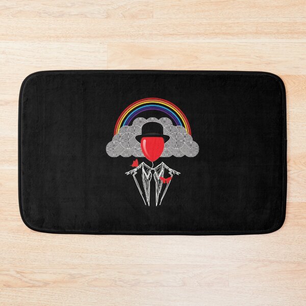 Item preview, Surreal Balloon Hat Tuxedo Rainbow Clouds Art designed and sold by lamercarv.