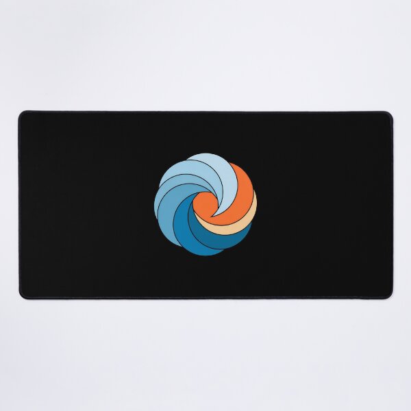 Item preview, Swirling Abstract Blue Orange Circle Design designed and sold by lasopent.