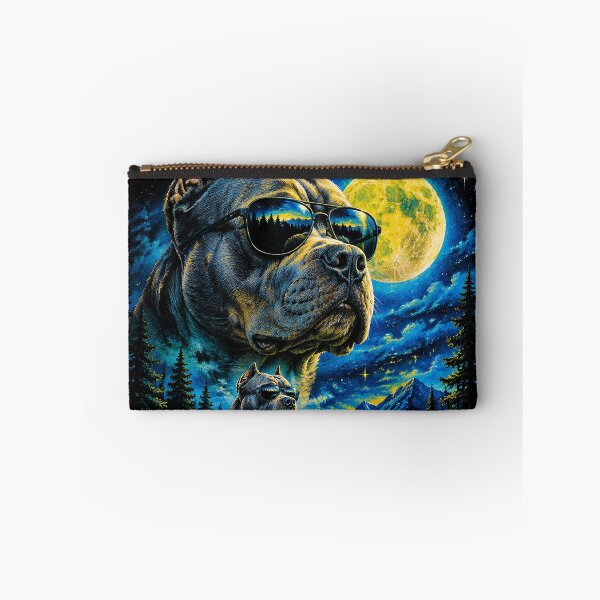 Item preview, American Pitbull with sunglasses vintage 90s wildlife designed and sold by aponwao.