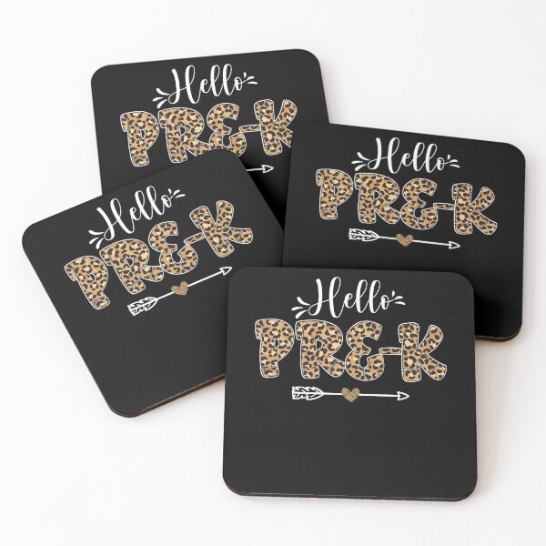 Item preview, Back to School, Leopard Teacher Hello Pre-K Women Kids designed and sold by RileyAngelaShop.