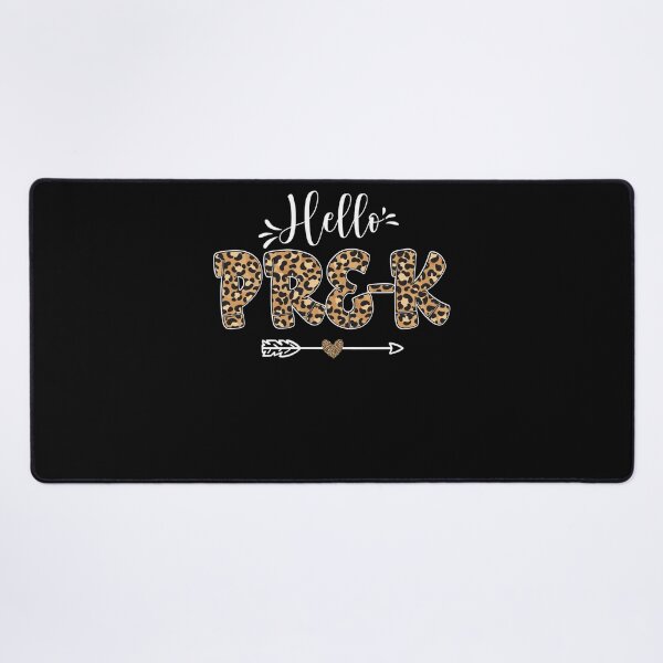 Item preview, Back to School, Leopard Teacher Hello Pre-K Women Kids designed and sold by RileyAngelaShop.