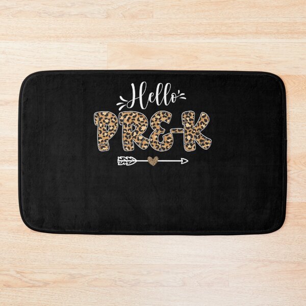 Item preview, Back to School, Leopard Teacher Hello Pre-K Women Kids designed and sold by RileyAngelaShop.