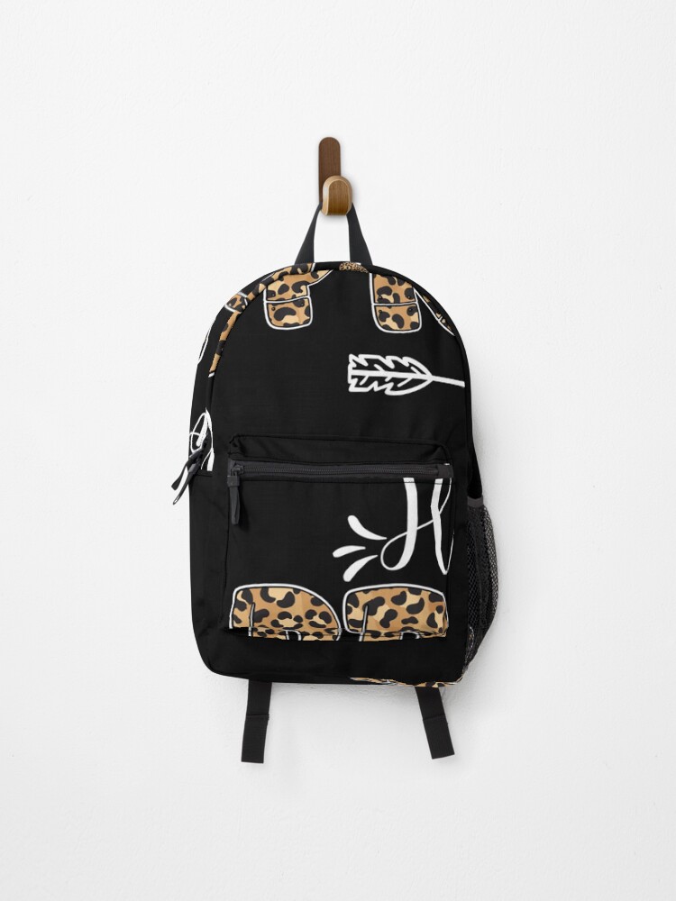 Thumbnail 1 von 3, Rucksack, Back to School, Leopard Teacher Hello Pre-K Women Kids designt und verkauft von RileyAngelaShop.