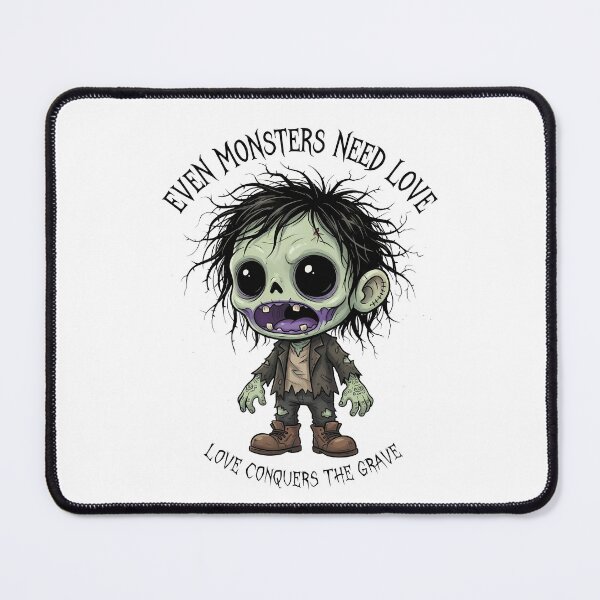 Item preview, Even Monsters Need Love – Cute Zombie Horror designed and sold by TUMBAJULCA.