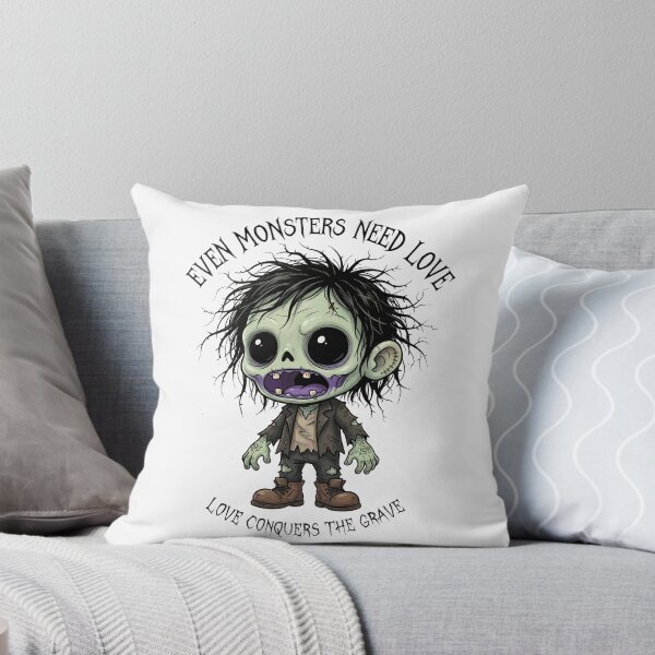 Item preview, Even Monsters Need Love – Cute Zombie Horror designed and sold by TUMBAJULCA.