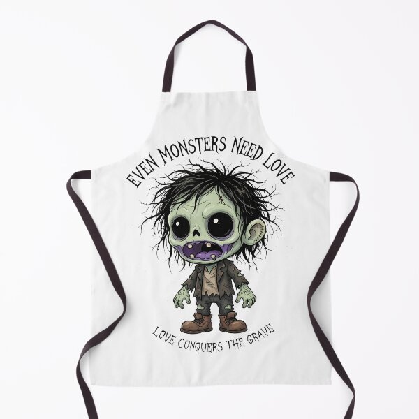 Item preview, Even Monsters Need Love – Cute Zombie Horror designed and sold by TUMBAJULCA.