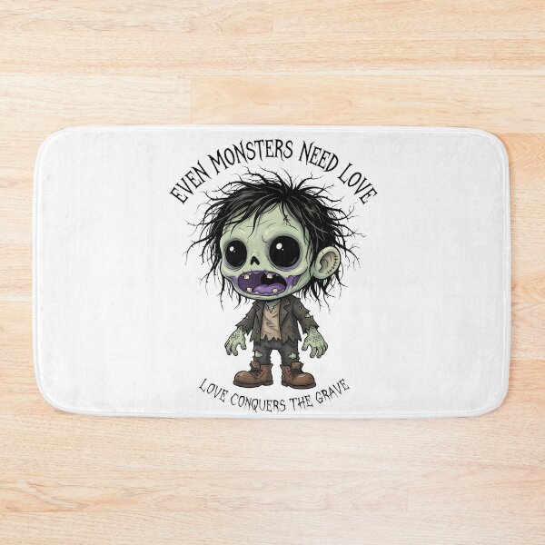 Item preview, Even Monsters Need Love – Cute Zombie Horror designed and sold by TUMBAJULCA.