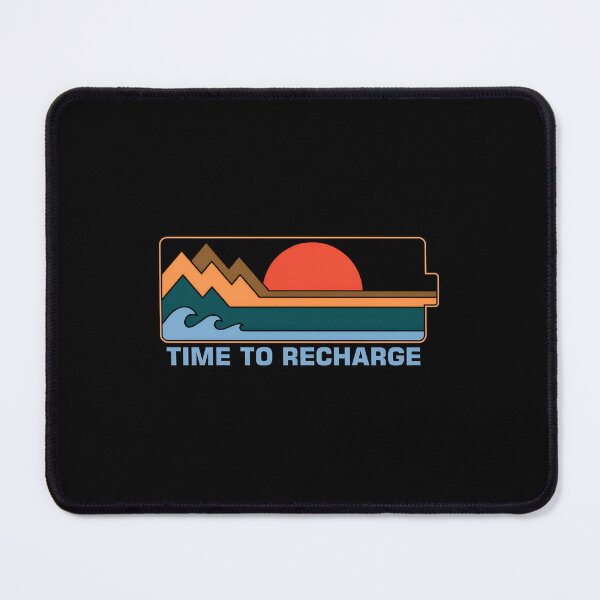 Item preview, Time To Recharge Nature Landscape Battery Icon designed and sold by andrasmar.