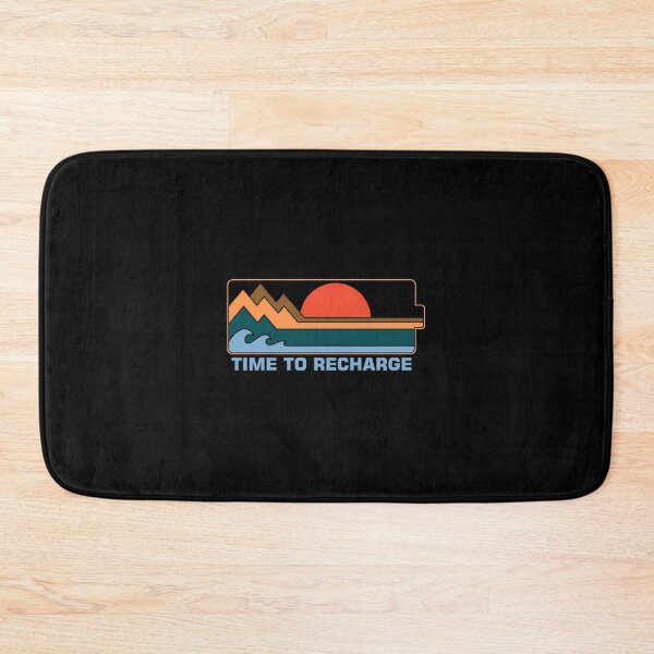 Item preview, Time To Recharge Nature Landscape Battery Icon designed and sold by andrasmar.