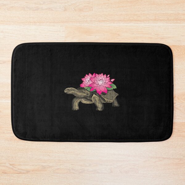 Item preview, Tortoise with Lotus Flowers designed and sold by lasopent.
