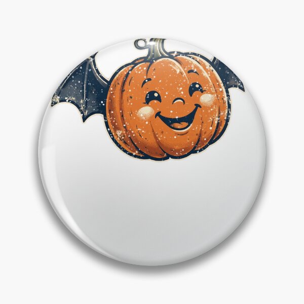 Item preview, Halloween Pumpkin Bat Wings Cute T-Shirt designed and sold by Worn and Witty.