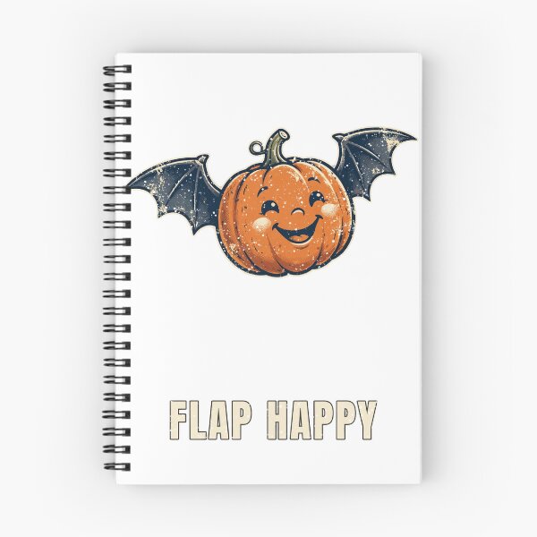 Item preview, Halloween Pumpkin Bat Wings Cute T-Shirt designed and sold by Worn and Witty.
