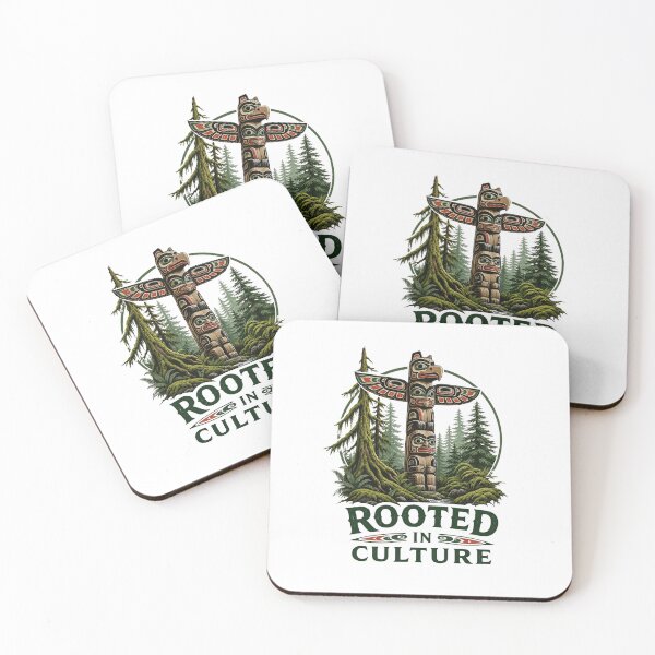 Item preview, Haida Gwaii – Rooted in Culture – Totem Pole Rainforest Art – Indigenous Heritage Souvenir Tee designed and sold by bobscraze.