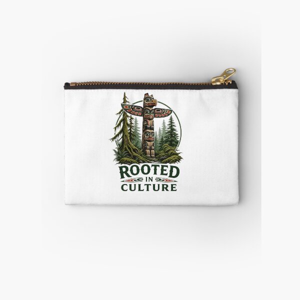 Item preview, Haida Gwaii – Rooted in Culture – Totem Pole Rainforest Art – Indigenous Heritage Souvenir Tee designed and sold by bobscraze.