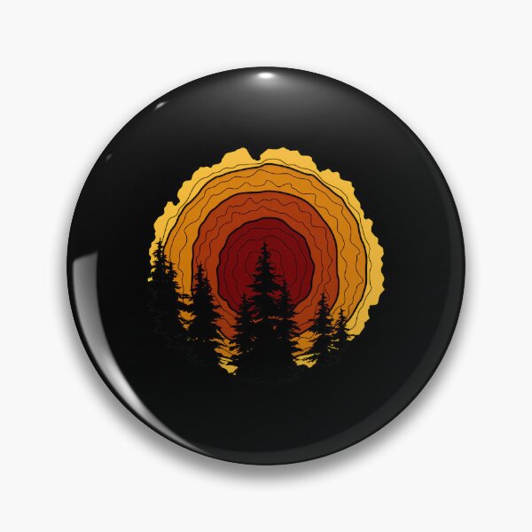 Item preview, Tree Rings Forest Sunset Graphic designed and sold by wyrichbosle.