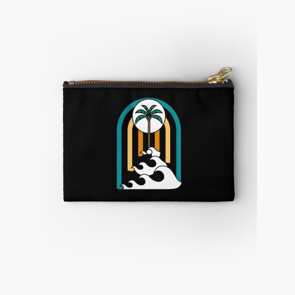 Item preview, Tropical Palm Waves Arch Retro Design designed and sold by lamercarv.