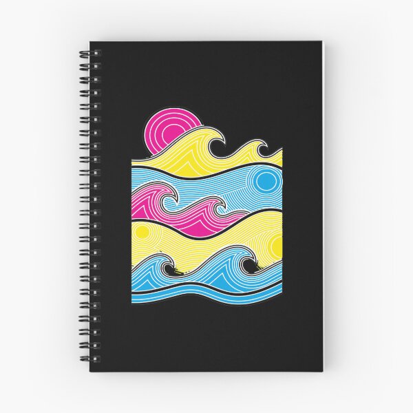 Item preview, Vibrant Abstract Waves and Sun Graphic designed and sold by lasopent.