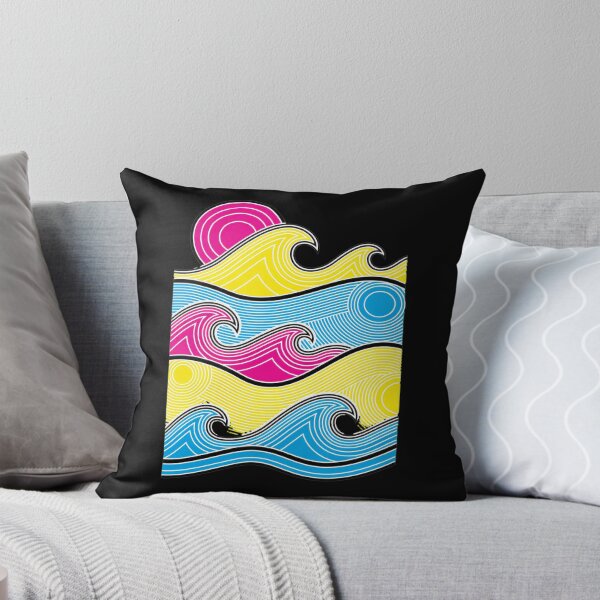 Item preview, Vibrant Abstract Waves and Sun Graphic designed and sold by lasopent.