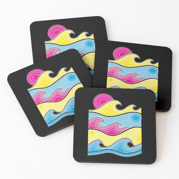 Item preview, Vibrant Abstract Waves and Sun Graphic designed and sold by lasopent.