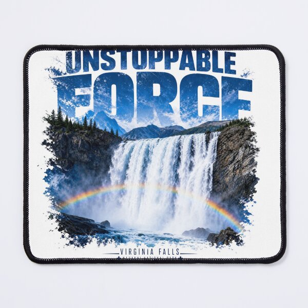 Item preview, Nahanni Virginia Falls – Unstoppable Force – Massive Waterfall Art – Canadian Wilderness Tee designed and sold by bobscraze.