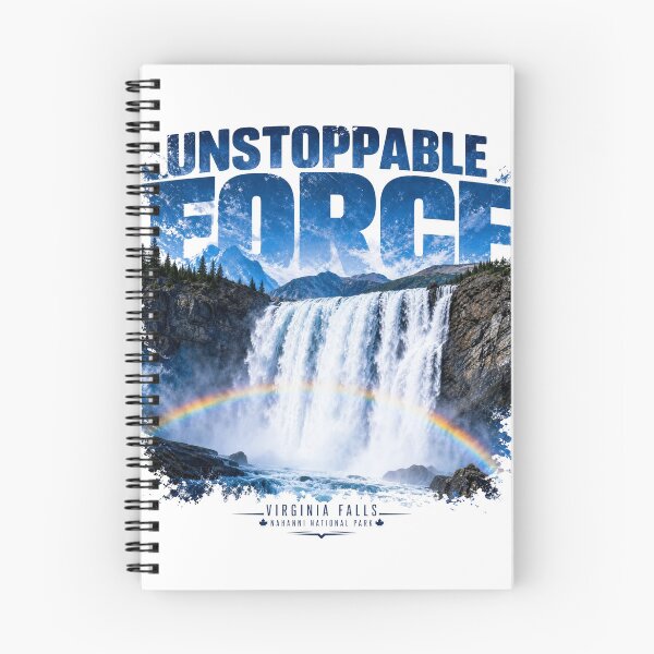 Item preview, Nahanni Virginia Falls – Unstoppable Force – Massive Waterfall Art – Canadian Wilderness Tee designed and sold by bobscraze.
