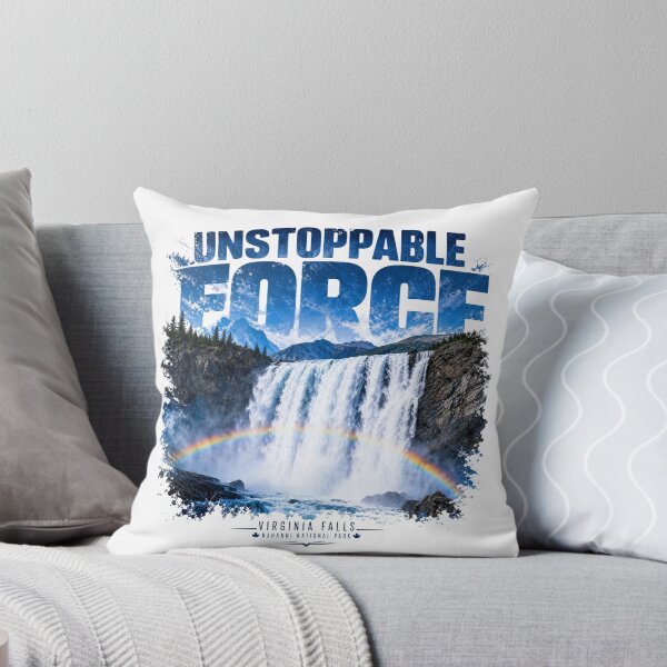 Item preview, Nahanni Virginia Falls – Unstoppable Force – Massive Waterfall Art – Canadian Wilderness Tee designed and sold by bobscraze.