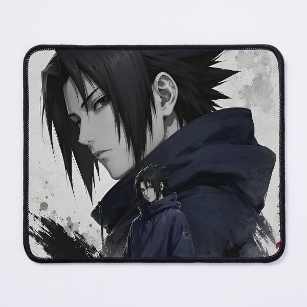 Item preview, Dark Haired Anime Warrior – Monochrome Ninja Inspired Character Artwork designed and sold by Dyan4.