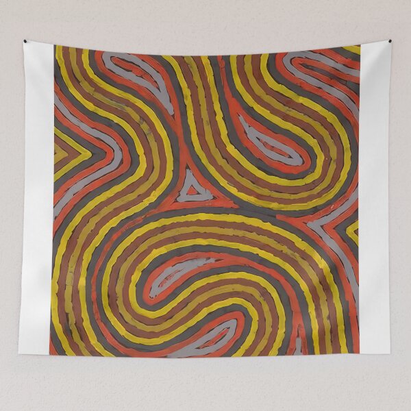 Item preview, Narripi worm dreaming - 1997 designed and sold by NeonCanvasDream.