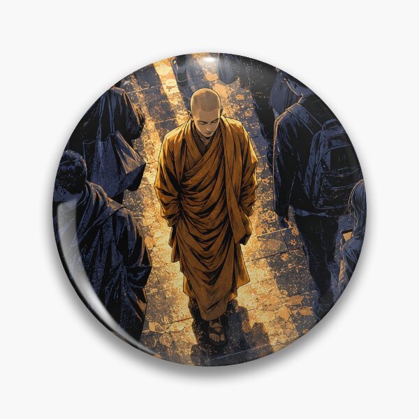 Item preview, The Quiet Way – Spiritual Monk Art designed and sold by SacredLensV.