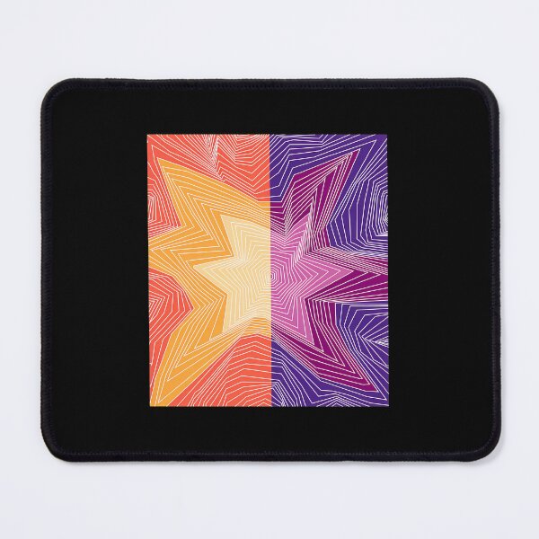 Item preview, Vibrant Starburst Op Art Geometric Pattern designed and sold by helencacu.