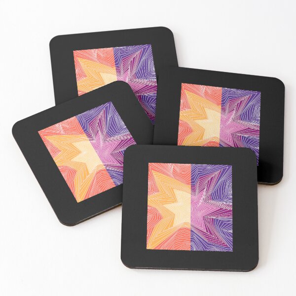 Item preview, Vibrant Starburst Op Art Geometric Pattern designed and sold by helencacu.