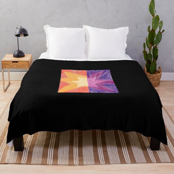 Item preview, Vibrant Starburst Op Art Geometric Pattern designed and sold by helencacu.