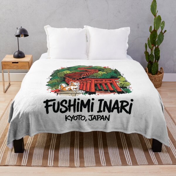 Item preview, Fushimi Inari Shrine Kyoto Japan Art Print designed and sold by Merch by Das Design Studio.