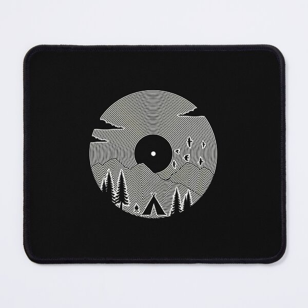 Item preview, Vinyl Record Mountain Nature Tent Birds Art designed and sold by lasopent.