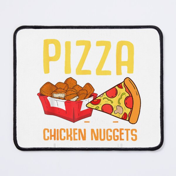 Item preview, Fast Food Pizza Lover Foodie Men Boys Funny Chicken Nuggets T-Shirt designed and sold by Badriiiii.